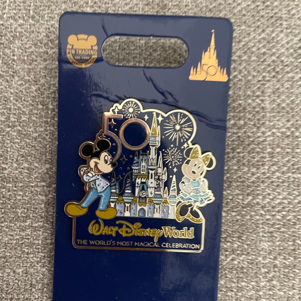 50th Disney World collectible pin
